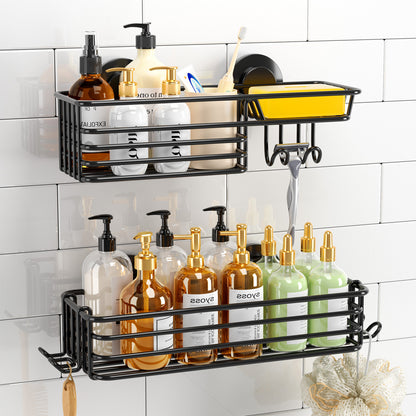 TAILI Shower Caddy Suction Cup with Hooks & Soap holder Installation Video