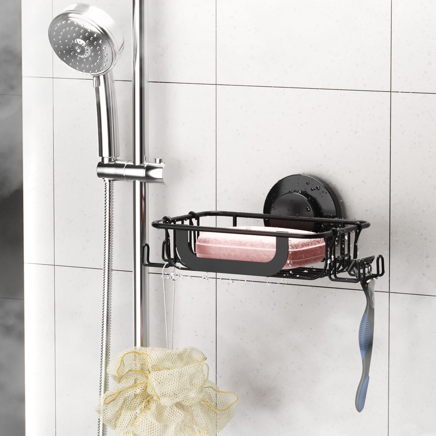 TAILI Soap Holder Suction Cup with Hooks Installation Video