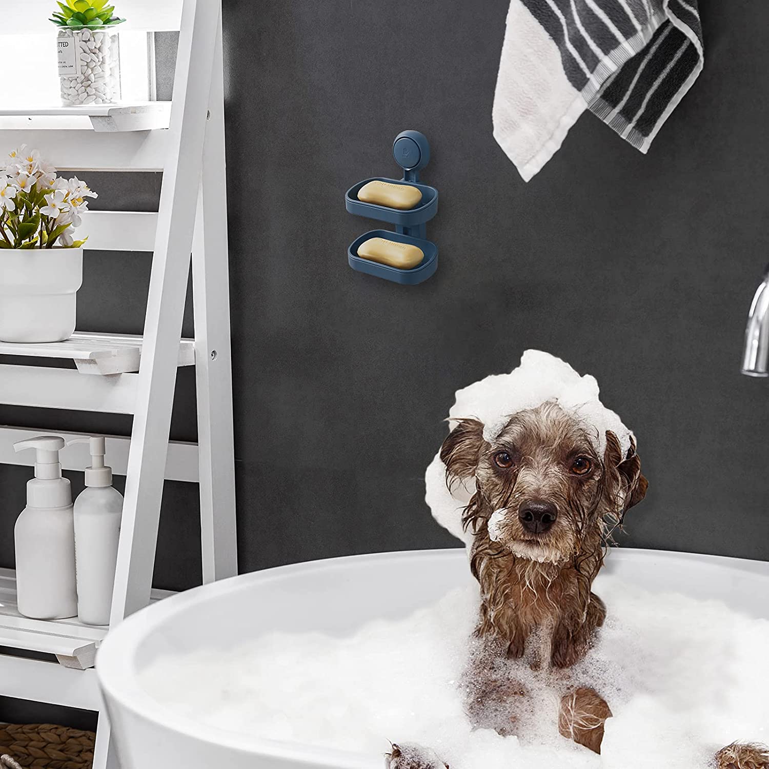 Double Layer Soap Dish for bathroom